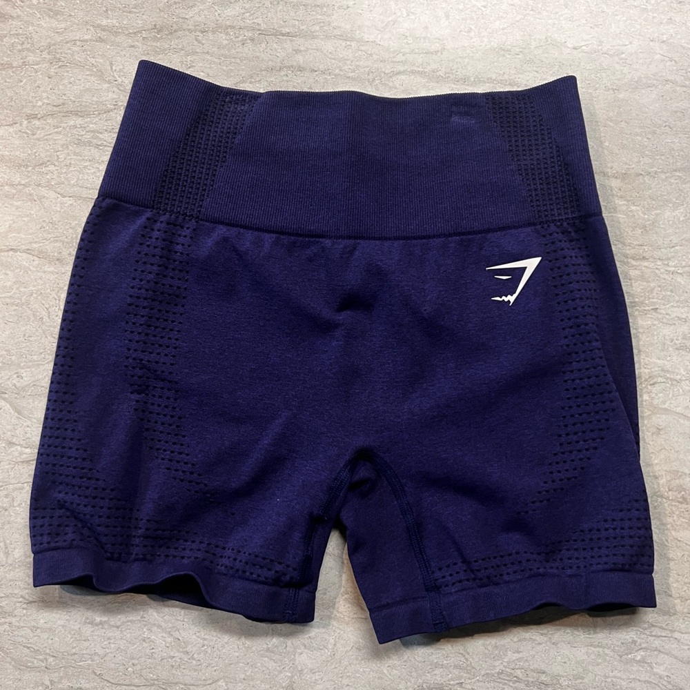 Gymshark Deep Blue Athletic Shorts
